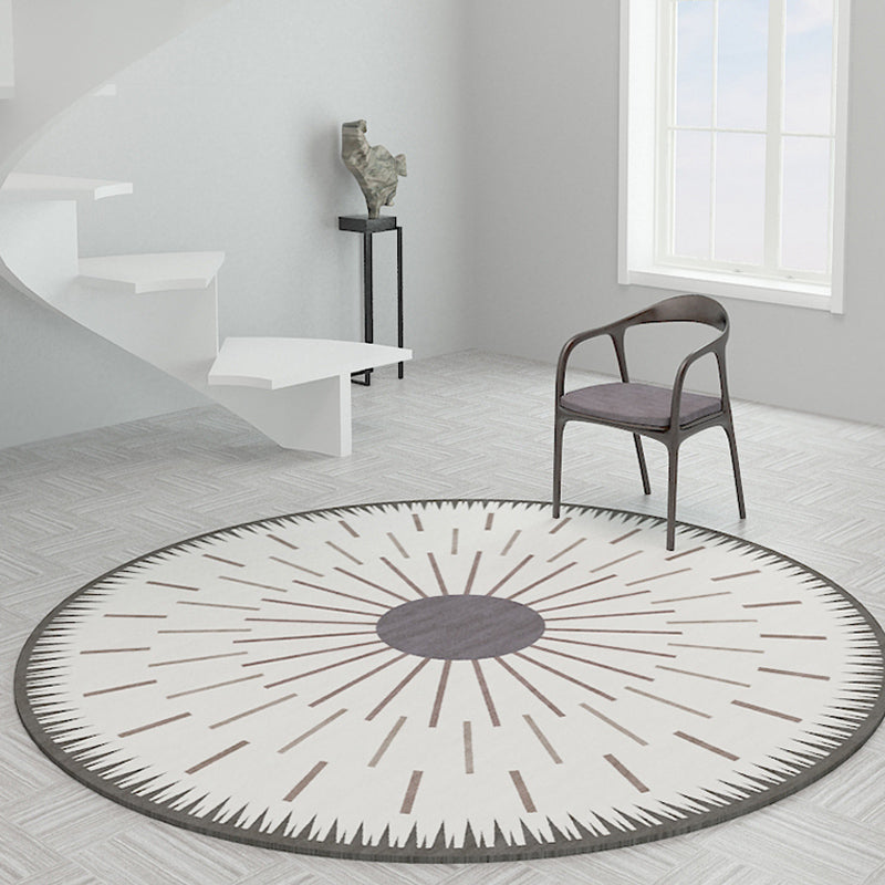 Scandinavian Starburst Area Rug Soft Color Synthetics Carpet Pet Friendly Indoor Rug for Home Decor Clearhalo 'Area Rug' 'Modern' 'Rugs' Rug' 1932644