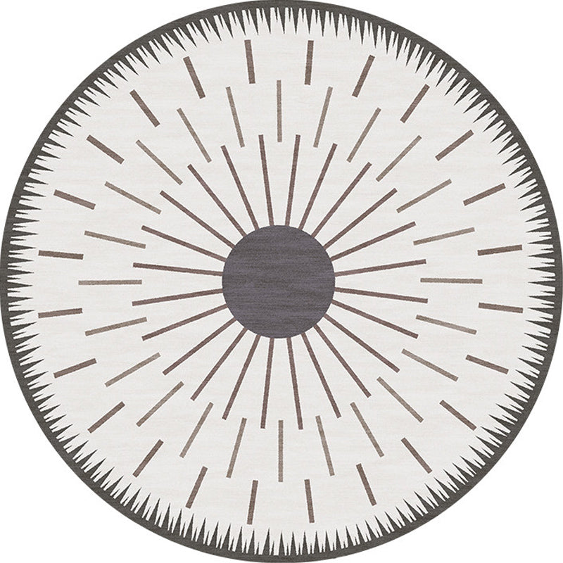 Scandinavian Starburst Area Rug Soft Color Synthetics Carpet Pet Friendly Indoor Rug for Home Decor Clearhalo 'Area Rug' 'Modern' 'Rugs' Rug' 1932645