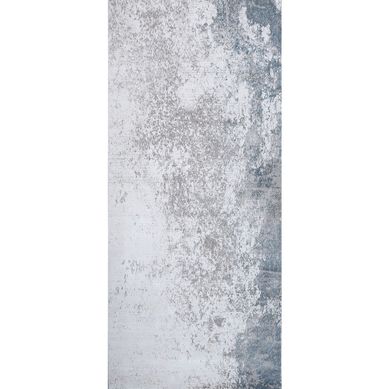 Rectangular Industrial Style Gray Polyester Pet Friendly Carpet Bedside Mat with Cement Pattern Clearhalo 'Area Rug' 'Rug' 1932662