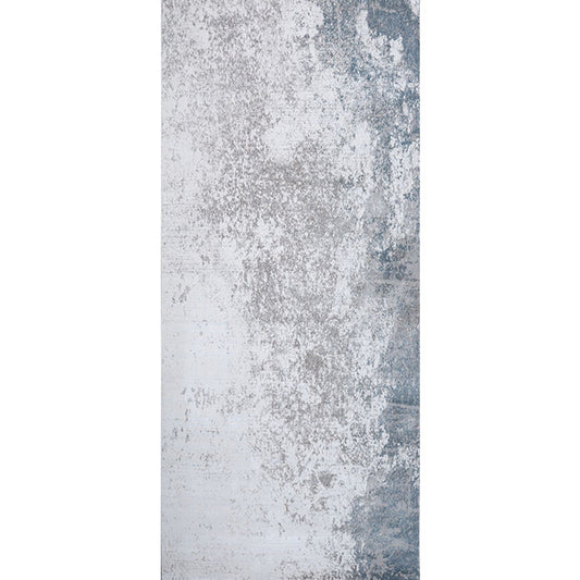 Rectangular Industrial Style Gray Polyester Pet Friendly Carpet Bedside Mat with Cement Pattern Clearhalo 'Area Rug' 'Rug' 1932662