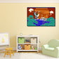 Oriental Drawing Print Animal Canvas Art Multicolored Guest Room Wall Decor, Textured Clearhalo 'Arts' 'Canvas Art' 1933147