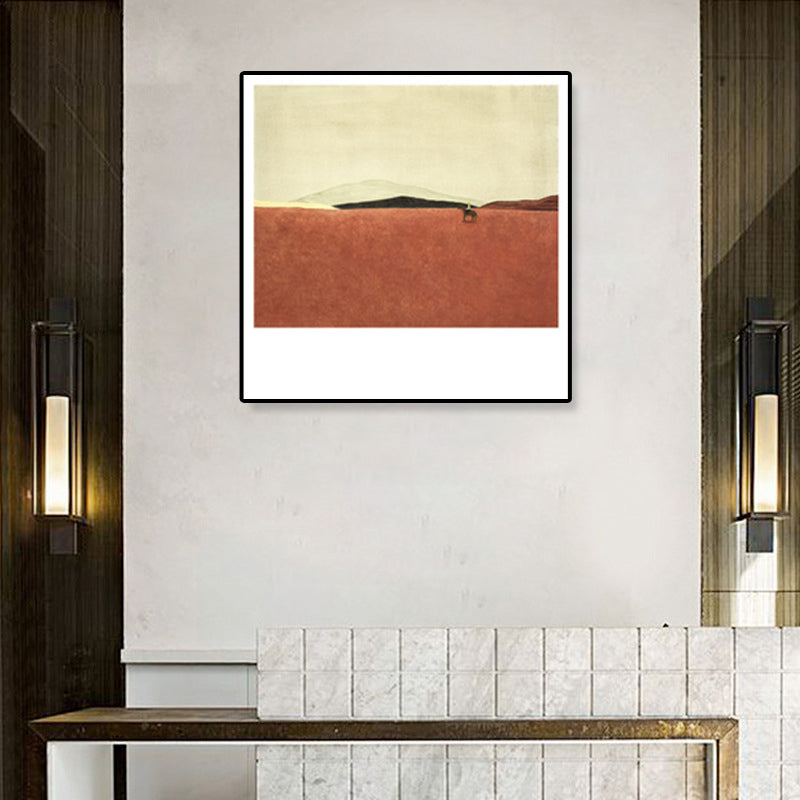 Pop Art Scenery Painting Canvas Textured Pastel Color Wall Decor for Living Room Clearhalo 'Arts' 'Canvas Art' 1933251