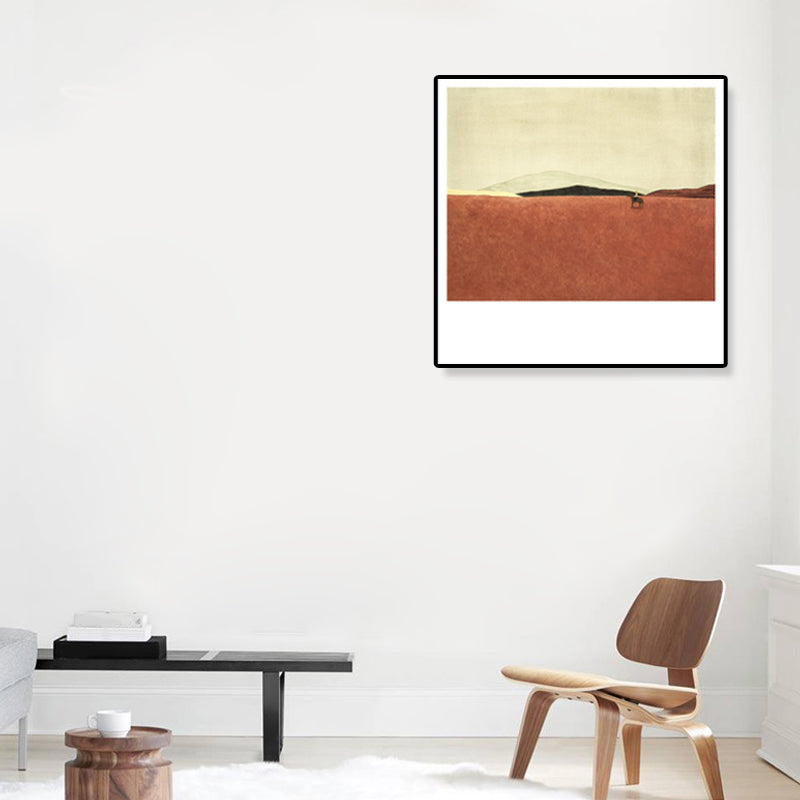 Pop Art Scenery Painting Canvas Textured Pastel Color Wall Decor for Living Room Clearhalo 'Arts' 'Canvas Art' 1933252