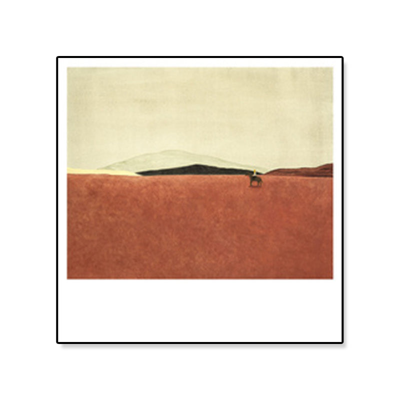 Pop Art Scenery Painting Canvas Textured Pastel Color Wall Decor for Living Room Clearhalo 'Arts' 'Canvas Art' 1933253