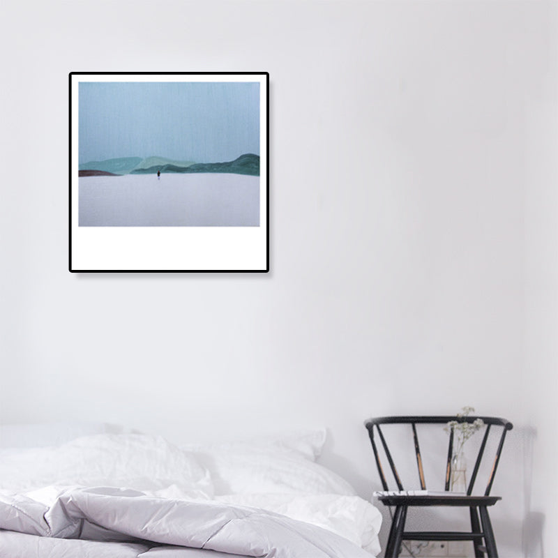 Pop Art Scenery Painting Canvas Textured Pastel Color Wall Decor for Living Room Clearhalo 'Arts' 'Canvas Art' 1933255