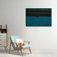 Oil Painting Scenery Wall Art Dark Color Minimalist Canvas Print for House Interior Blue Clearhalo 'Arts' 'Canvas Art' 1933281