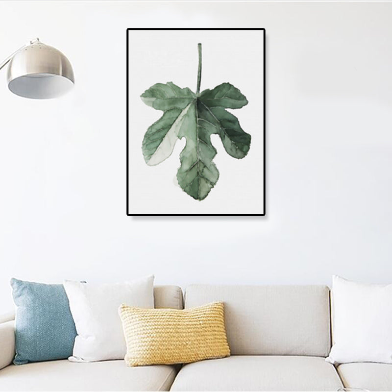 Minimalistic Botanics Canvas Print Soft Color Textured Wall Art for Kitchen, Multiple Sizes Clearhalo 'Art Gallery' 'Canvas Art' 'Contemporary Art Gallery' 'Contemporary Art' 'Minimalism' 'Minimalist Art Gallery' 'Scandinavian' Arts' 1933302