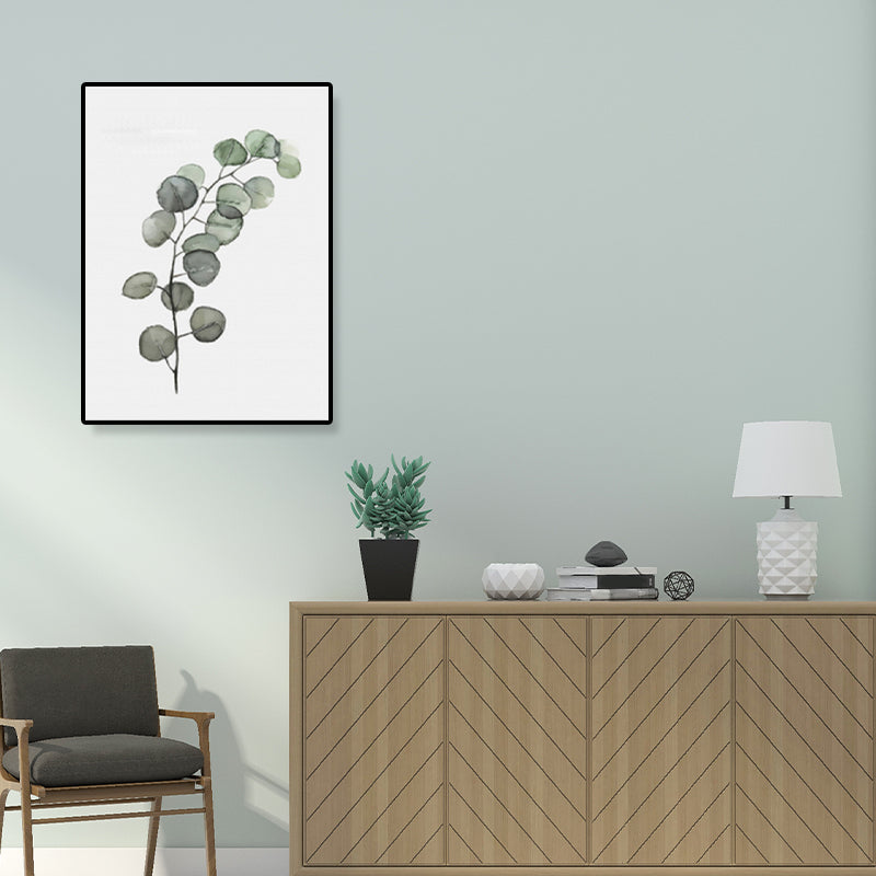 Minimalistic Botanics Canvas Print Soft Color Textured Wall Art for Kitchen, Multiple Sizes Clearhalo 'Art Gallery' 'Canvas Art' 'Contemporary Art Gallery' 'Contemporary Art' 'Minimalism' 'Minimalist Art Gallery' 'Scandinavian' Arts' 1933310