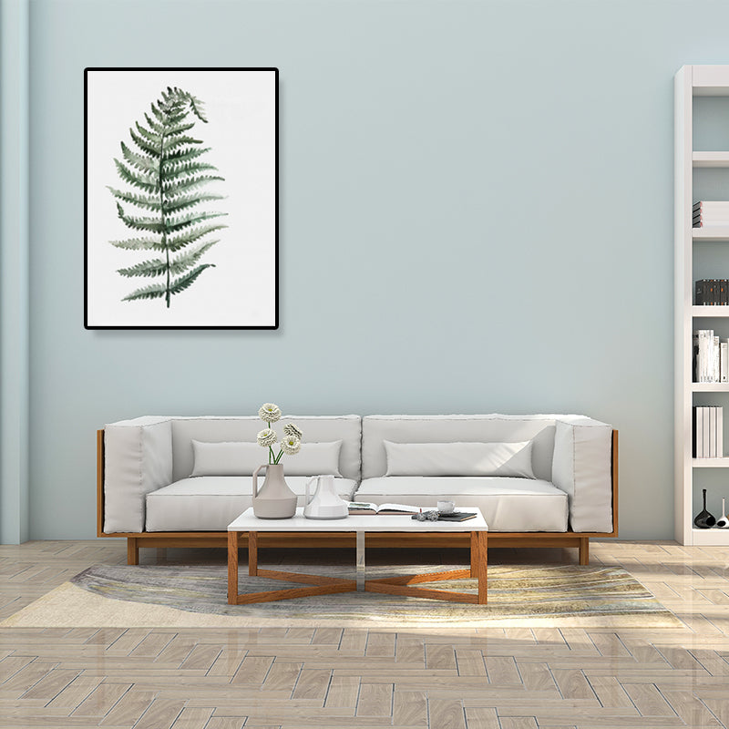 Minimalistic Botanics Canvas Print Soft Color Textured Wall Art for Kitchen, Multiple Sizes Clearhalo 'Art Gallery' 'Canvas Art' 'Contemporary Art Gallery' 'Contemporary Art' 'Minimalism' 'Minimalist Art Gallery' 'Scandinavian' Arts' 1933313
