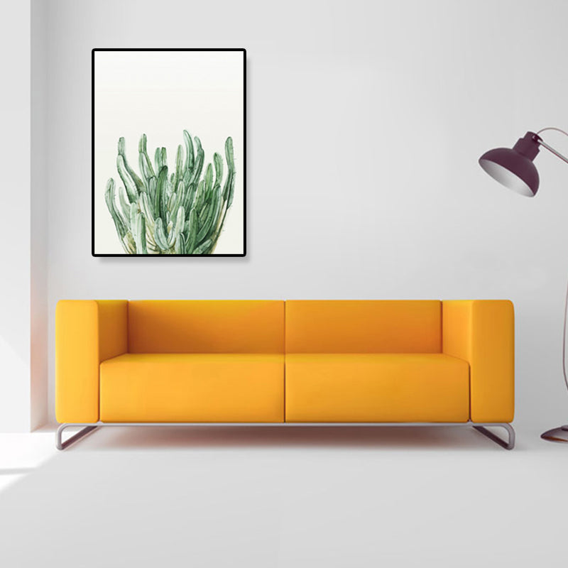 Minimalistic Botanics Canvas Print Soft Color Textured Wall Art for Kitchen, Multiple Sizes Clearhalo 'Art Gallery' 'Canvas Art' 'Contemporary Art Gallery' 'Contemporary Art' 'Minimalism' 'Minimalist Art Gallery' 'Scandinavian' Arts' 1933317