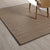 Stylish Rural Rug Brown Plain Rug Pet Friendly Washable Non-Slip Area Rug for Living Room Brown Clearhalo 'Area Rug' 'Rug' 1933762