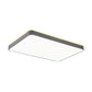 Acrylic Square/Rectangle Ceiling Lamp Simplicity LED Grey/White Flush Mounted Light in Warm/White Light for Bedroom Clearhalo 'Ceiling Lights' 'Close To Ceiling Lights' 'Close to ceiling' 'Flush mount' Lighting' 1934962