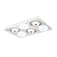 Square/Rectangle LED Ceiling Flush Modern Style Acrylic White Flush Mount Lamp with Donut Design Clearhalo 'Ceiling Lights' 'Close To Ceiling Lights' 'Close to ceiling' 'Flush mount' Lighting' 1935180
