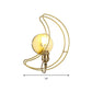 Modern Wire Frame Wall Sconce One Bulb Metallic Wall Light in Gold for Baby Room Bathroom Clearhalo 'Wall Lamps & Sconces' 'Wall Lights' Lighting' 193519