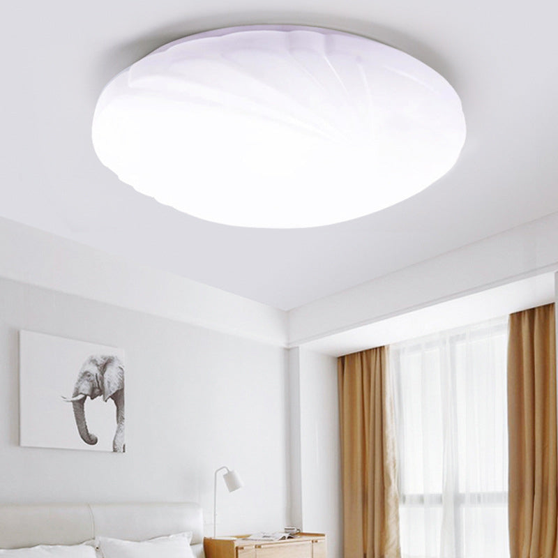 Shell Shaped Kitchen Dinette Flush Mount Acrylic Simple Style LED ...