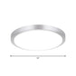 Silver Round Flush Ceiling Light Simple 14"/16" Wide LED Acrylic Flush Mounted Lamp in Warm/White Light for Living Room Clearhalo 'Ceiling Lights' 'Close To Ceiling Lights' 'Close to ceiling' 'Flush mount' Lighting' 1935620