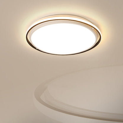 14"/18"/22" W Round Acrylic Flush Light Minimalism White LED Ceiling Flush Mount in Warm/White Light White Clearhalo 'Ceiling Lights' 'Close To Ceiling Lights' 'Close to ceiling' 'Flush mount' Lighting' 1935622