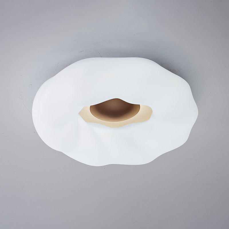 Cartoon Cloud Ceiling Mount Light Acrylic Corridor LED Flush Mounted Light Fixture in White/Blue/Coffee Clearhalo 'Ceiling Lights' 'Close To Ceiling Lights' 'Close to ceiling' 'Flush mount' Lighting' 1936249