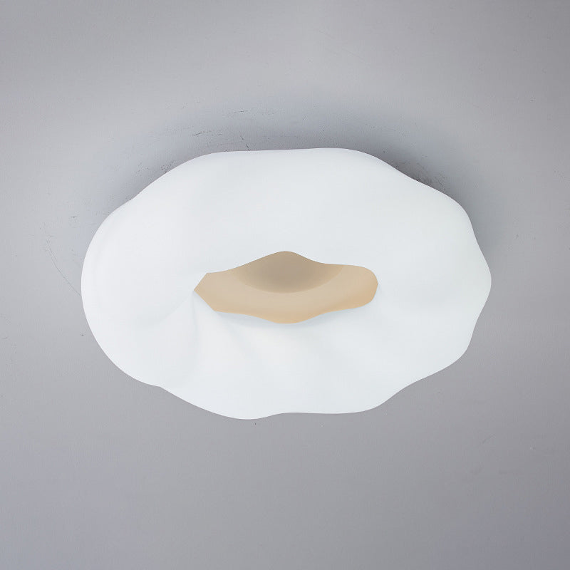 Cartoon Cloud Ceiling Mount Light Acrylic Corridor LED Flush Mounted Light Fixture in White/Blue/Coffee Clearhalo 'Ceiling Lights' 'Close To Ceiling Lights' 'Close to ceiling' 'Flush mount' Lighting' 1936253