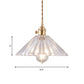 Post-Modern 1 Head Drop Pendant Gold Floral/Bowl/Cone Hanging Lamp Kit with Frosted/Clear Glass Shade Clearhalo 'Ceiling Lights' 'Glass shade' 'Glass' 'Modern Pendants' 'Modern' 'Pendant Lights' 'Pendants' Lighting' 1937362