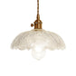 Post-Modern 1 Head Drop Pendant Gold Floral/Bowl/Cone Hanging Lamp Kit with Frosted/Clear Glass Shade Clearhalo 'Ceiling Lights' 'Glass shade' 'Glass' 'Modern Pendants' 'Modern' 'Pendant Lights' 'Pendants' Lighting' 1937375
