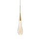 Stylish Modern Drop Shaped Pendant Clear Crystal 1 Light Dining Room Ceiling Hang Lamp in Gold Clearhalo 'Ceiling Lights' 'Modern Pendants' 'Modern' 'Pendant Lights' 'Pendants' Lighting' 1937388