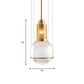 Ball Pendant Ceiling Light Postmodern Clear Glass Single Gold Hanging Lamp Kit with Mesh Top Clearhalo 'Ceiling Lights' 'Glass shade' 'Glass' 'Modern Pendants' 'Modern' 'Pendant Lights' 'Pendants' Lighting' 1937497