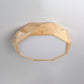 Wooden Octagon Ceiling Flushmount Lamp Nordic 18"/21.5"/25.5" Wide LED Beige Flush Light Fixture in Warm/White Light Clearhalo 'Ceiling Lights' 'Close To Ceiling Lights' 'Close to ceiling' 'Flush mount' Lighting' 1938069