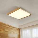 14.5"/25.5"/38" Wide Square Flushmount Nordic Acrylic Hotel Surface Mounted LED Ceiling Light in Warm/White Light Clearhalo 'Ceiling Lights' 'Close To Ceiling Lights' 'Close to ceiling' 'Flush mount' Lighting' 1938137