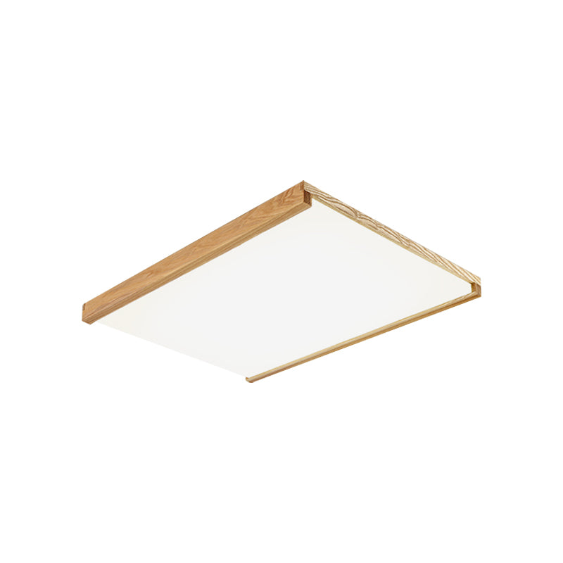 14.5"/25.5"/38" Wide Square Flushmount Nordic Acrylic Hotel Surface Mounted LED Ceiling Light in Warm/White Light Clearhalo 'Ceiling Lights' 'Close To Ceiling Lights' 'Close to ceiling' 'Flush mount' Lighting' 1938145