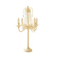 Living Room Candle Desk Light with Clear Crystal Bead Metal Traditional Style Table Light Clearhalo 'Lamps' 'Table Lamps' Lighting' 193931