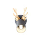 Nordic Stylish Wall Light Tapered Shade 1 Light Metal Wall Sconce with Antlers for Living Room Clearhalo 'Wall Lamps & Sconces' 'Wall Lights' Lighting' 194132