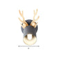 Nordic Stylish Wall Light Tapered Shade 1 Light Metal Wall Sconce with Antlers for Living Room Clearhalo 'Wall Lamps & Sconces' 'Wall Lights' Lighting' 194133