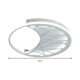 Modern White LED Ceiling Mount Light Round Metal Ceiling Lamp with Abstract Pattern for Bathroom Clearhalo 'Ceiling Lights' 'Close To Ceiling Lights' 'Close to ceiling' 'Flush mount' 'Industrial Flush Mount' Lighting' 194208