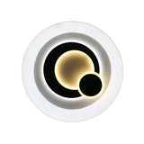 White Circular LED Flush Ceiling Light Modern Stylish Acrylic Ceiling Lamp for Kitchen Hallway Clearhalo 'Ceiling Lights' 'Close To Ceiling Lights' 'Close to ceiling' 'Flush mount' Lighting' 194253