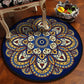 Vintage Dark Blue Americana Rug Polyester Southwestern Rug Washable Carpet for Bedroom Clearhalo 'Area Rug' 'Rugs' 'Southwestern' Rug' 1946662