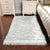Solid Color Contemporary Rug Faux Fur Rug Washable Area Rug for Living Room White-Gray Clearhalo 'Area Rug' 'Casual' 'Rugs' Rug' 1946847