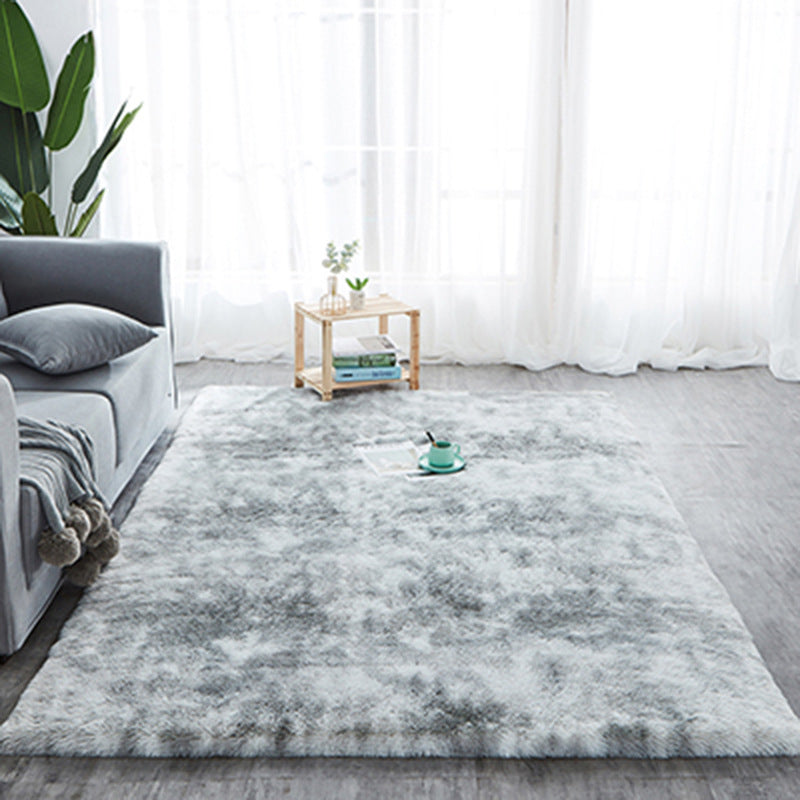 Casual Rug Fluffy Tie Dye Print Rug Washable Carpet for Living Room Light Gray Clearhalo 'Area Rug' 'Casual' 'Rugs' Rug' 1946864