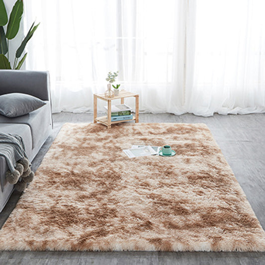 Casual Rug Fluffy Tie Dye Print Rug Washable Carpet for Living Room Khaki Clearhalo 'Area Rug' 'Casual' 'Rugs' Rug' 1946867