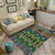 Southwestern Living Room Rug in Green Triangle Diamond Print Rug Polyester Stain-Resistant Area Rug Green Clearhalo 'Area Rug' 'Rugs' 'Southwestern' Rug' 1947390