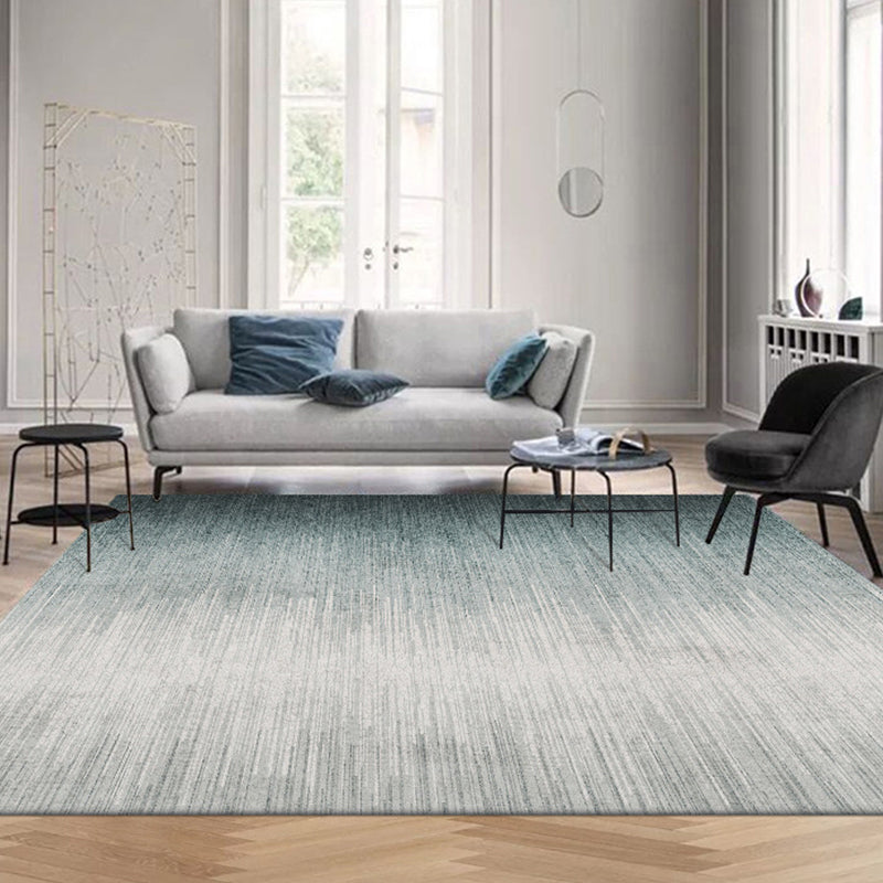 Casual Ombre Rug Blue and Grey Synthetic Rug Machine Washable Non-Slip Area Rug for Bedroom Blue Clearhalo 'Area Rug' 'Casual' 'Rugs' Rug' 1947512