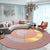 Green Circles Pattern Rug Polyester Modern Rug Washable Anti-Slip Pet Friendly Area Rug for Living Room Pink Clearhalo 'Area Rug' 'Rug' 1947670