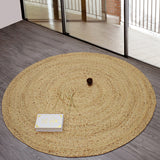 Khaki and Brown Plain Rug Sisal Rural Rug Pet Friendly Washable Non-Slip Area Rug for Living Room Clearhalo 'Area Rug' 'Rug' 1947729