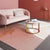 Multicolor Colorblock Rug Polyester Rug Pet Friendly Washable Non-Slip Area Rug for Living Room Pink Clearhalo 'Area Rug' 'Rug' 1947747
