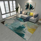 Pastel Watercolor Abstract Pattern Rug Synthetics Industrial Carpet Pet Friendly Area Rug for Home Decor Green Clearhalo 'Area Rug' 'Rug' 1947921