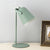 Nordic Style Bucket Desk Light Rotatable 1 Light Metal Plug In Desk Lamp for Dormitory Bedroom Green Clearhalo 'Lamps' 'Table Lamps' Lighting' 194818