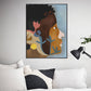 Tribal Man Wall Art Living Room Figure Canvas Print in Pastel Color for Home Decoration Clearhalo 'Arts' 'Canvas Art' 1948427