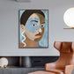Tribal Man Wall Art Living Room Figure Canvas Print in Pastel Color for Home Decoration Clearhalo 'Arts' 'Canvas Art' 1948435