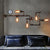 5 Bulbs Pipe System Wall Mount Lamp Industrial Antiqued Black/Brass/Rust Wall Light Kit with Decorative Gauge Brass Clearhalo 'Art deco wall lights' 'Cast Iron' 'Glass' 'Industrial wall lights' 'Industrial' 'Middle century wall lights' 'Modern' 'Rustic wall lights' 'Tiffany' 'Traditional wall lights' 'Wall Lamps & Sconces' 'Wall Lights' Lighting' 1949957