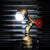 1 Bulb Metal Night Lamp Steampunk Brass Robot-Shaped Pipe Bedroom Table Light with Valve Rotary Switch, Warm/White Light Brass Clearhalo 'Lamps' 'Table Lamps' Lighting' 1950038